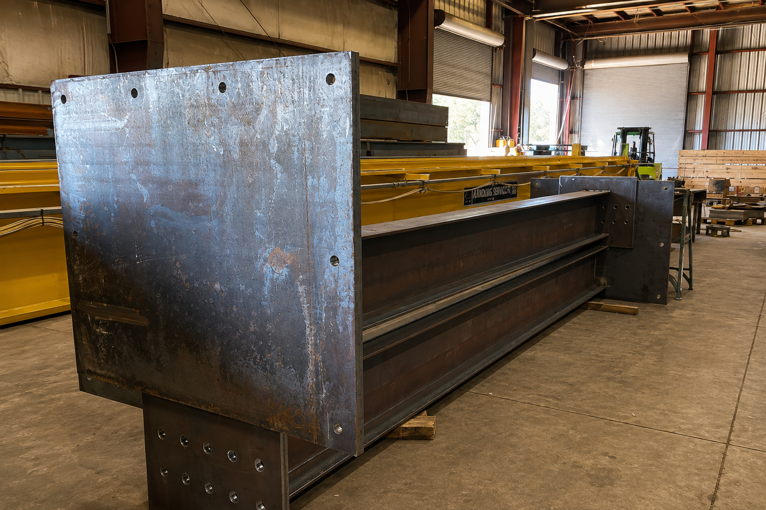 Engineered material handling system in an industrial facility